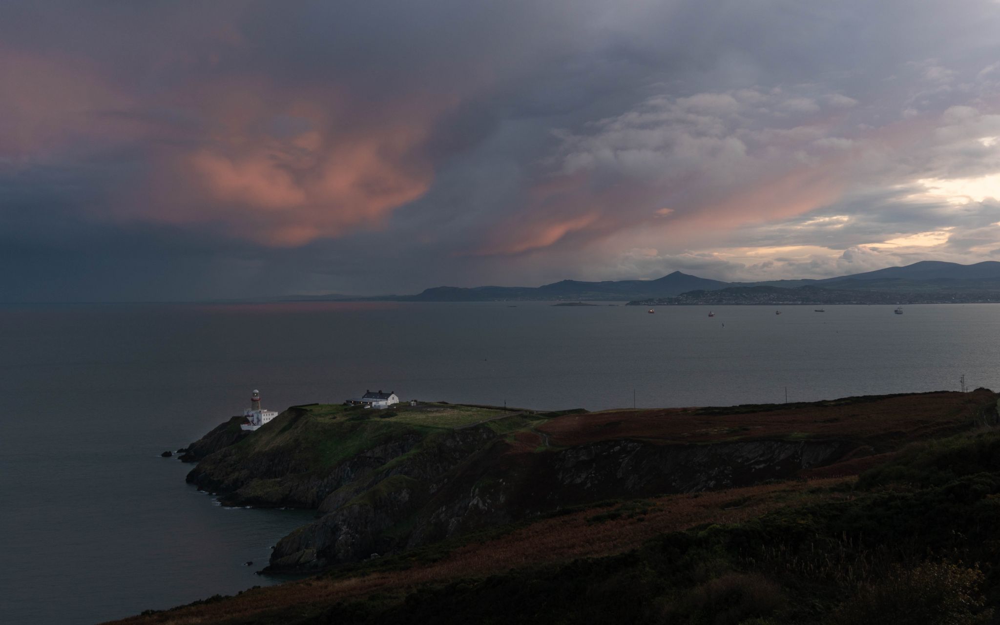 Baily Lighthouse on Howth Head, Dublin, Ireland