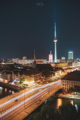 Berlin Skyline from Fischerinsel Skyscraper