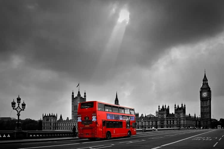Big Ben from Westminster Bridge, London