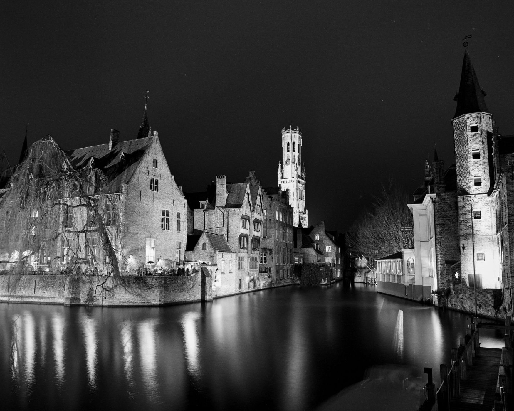 Typical view of Bruges, Belgium