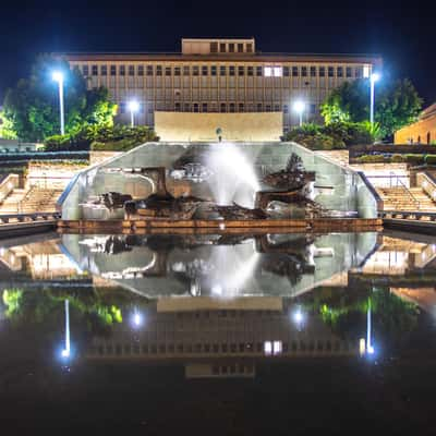 Captain Cook Memorial Fountain, Civic Park Newcastle, Australia