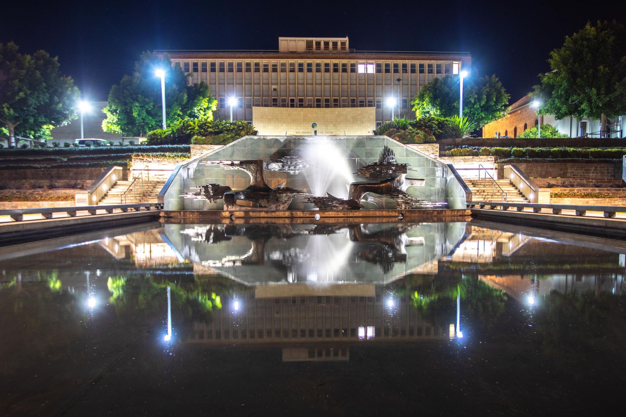 Captain Cook Memorial Fountain, Civic Park Newcastle, Australia