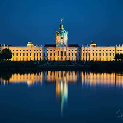 Back view of Charlottenburg Palace, Berlin, Germany