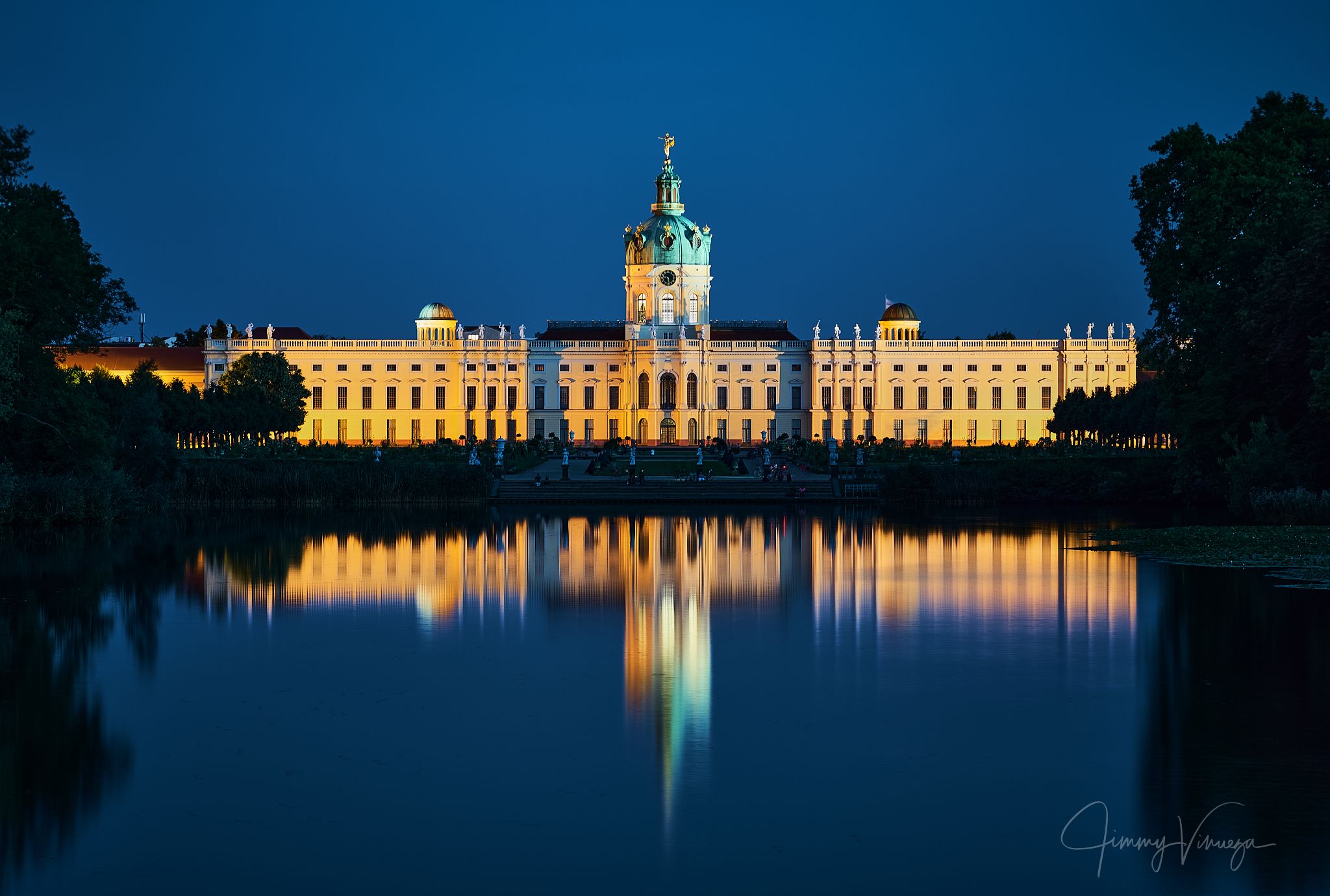 Back view of Charlottenburg Palace, Berlin, Germany
