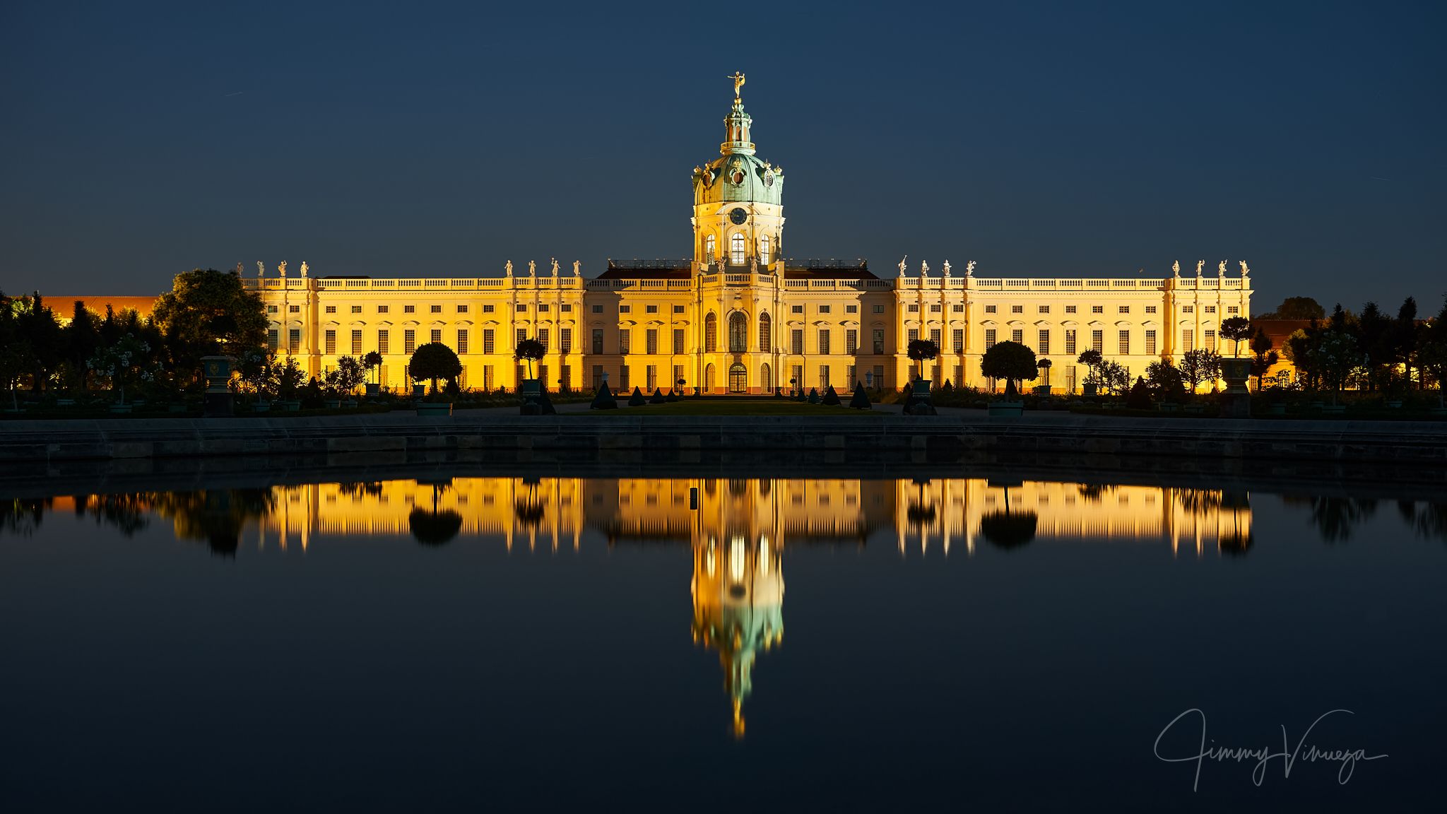 Back view of Charlottenburg Palace, Berlin, Germany