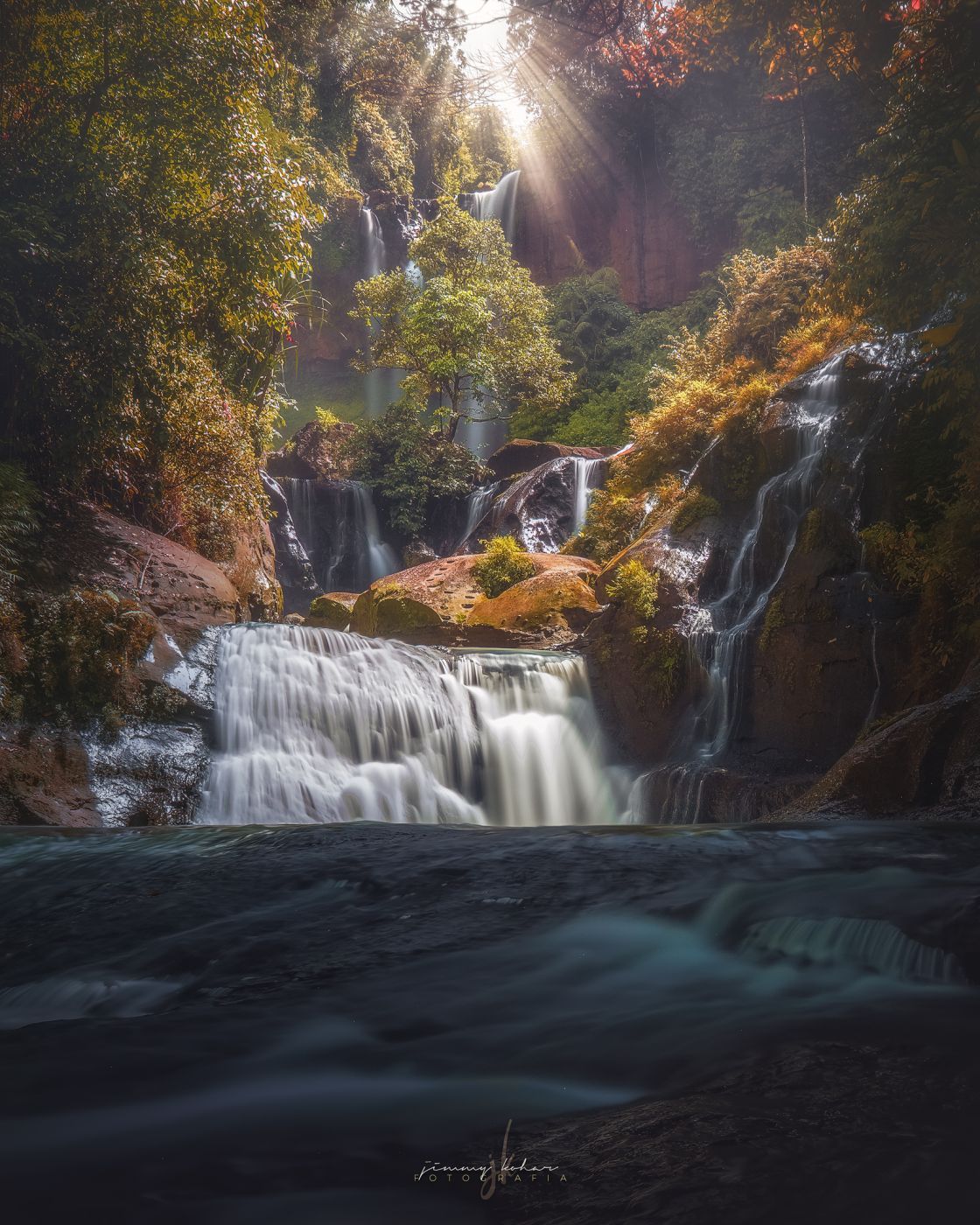 Curug Luhur Cianjur, Indonesia