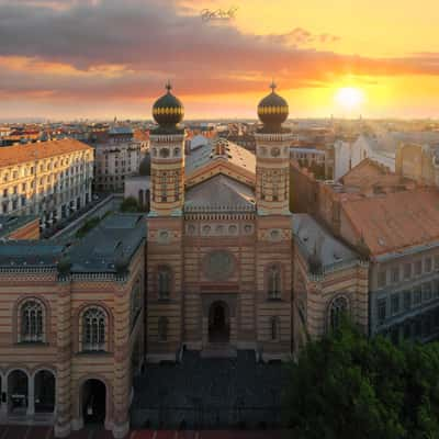 Dohany street Snyagogue in Budapest, Hungary