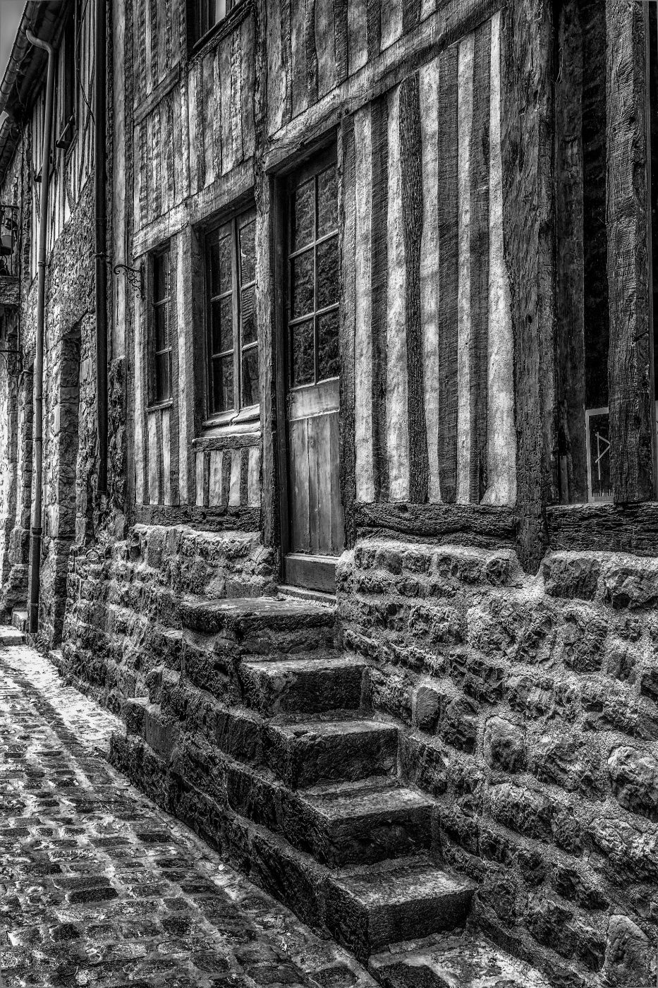 Domfort, old district, France