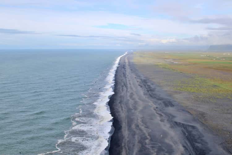 The Endless Black Beach from Dyrhólaey Viewpoint