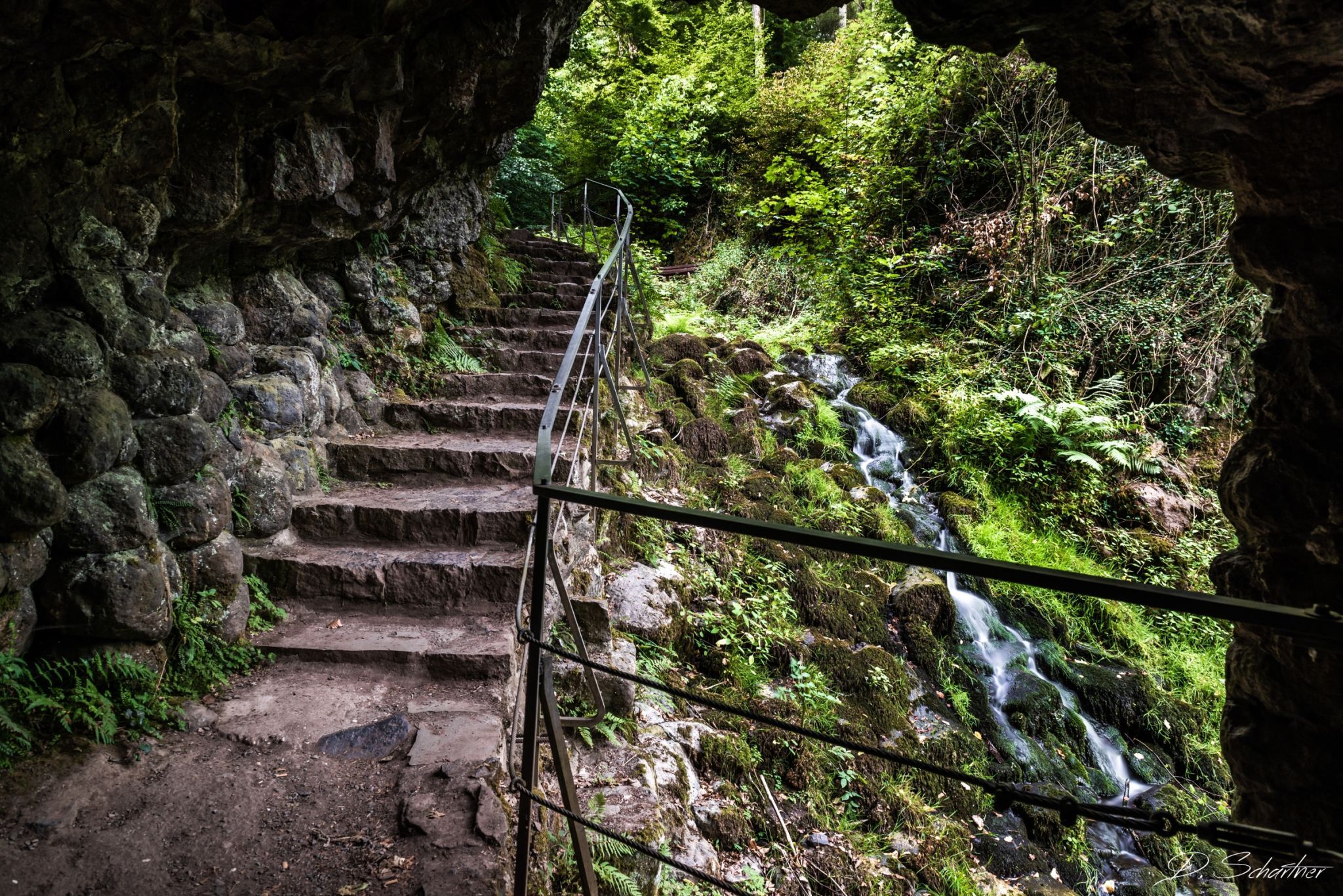 Elfengrotte with Waterfall, Germany