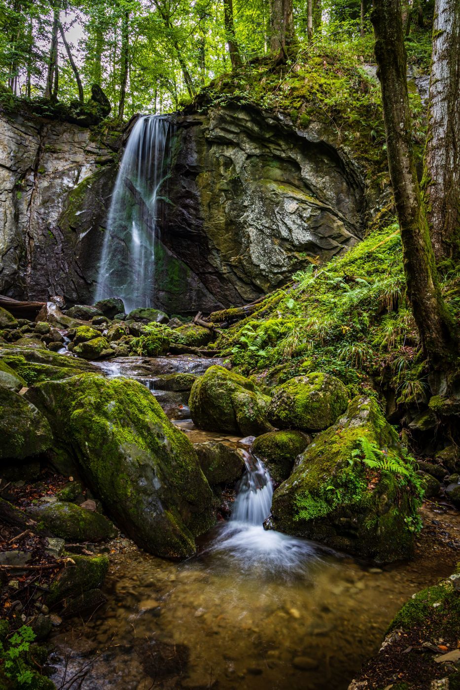 Finstersee Waterfall, Switzerland, Switzerland