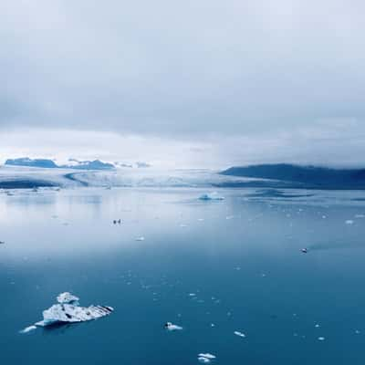 Glacial Lagoon at Jökulsárlón, Iceland