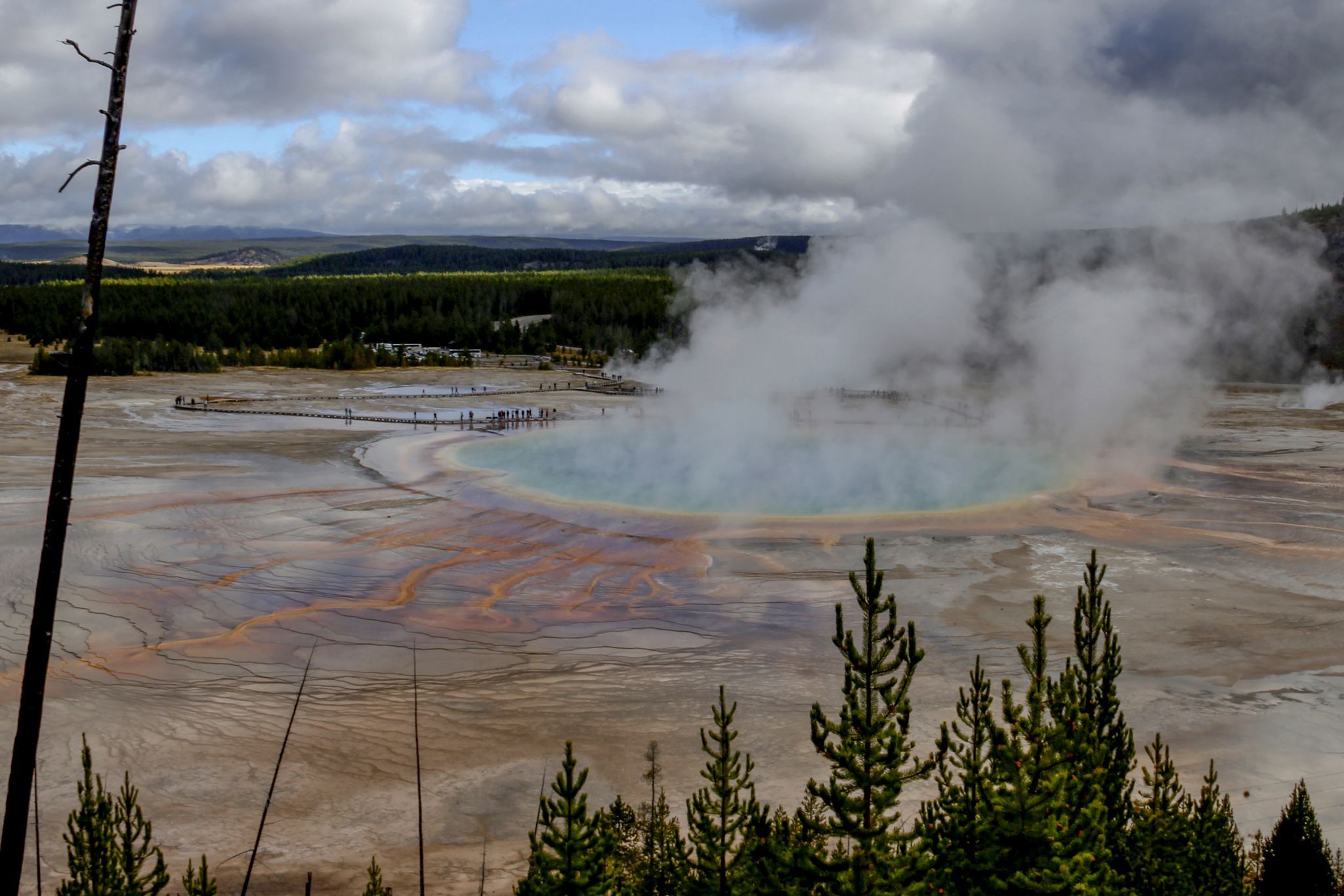 Grand Prismatic Spring, Yellowstone National Park, USA