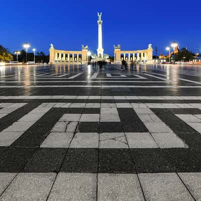 Heroes' Square, Budapest, Hungary