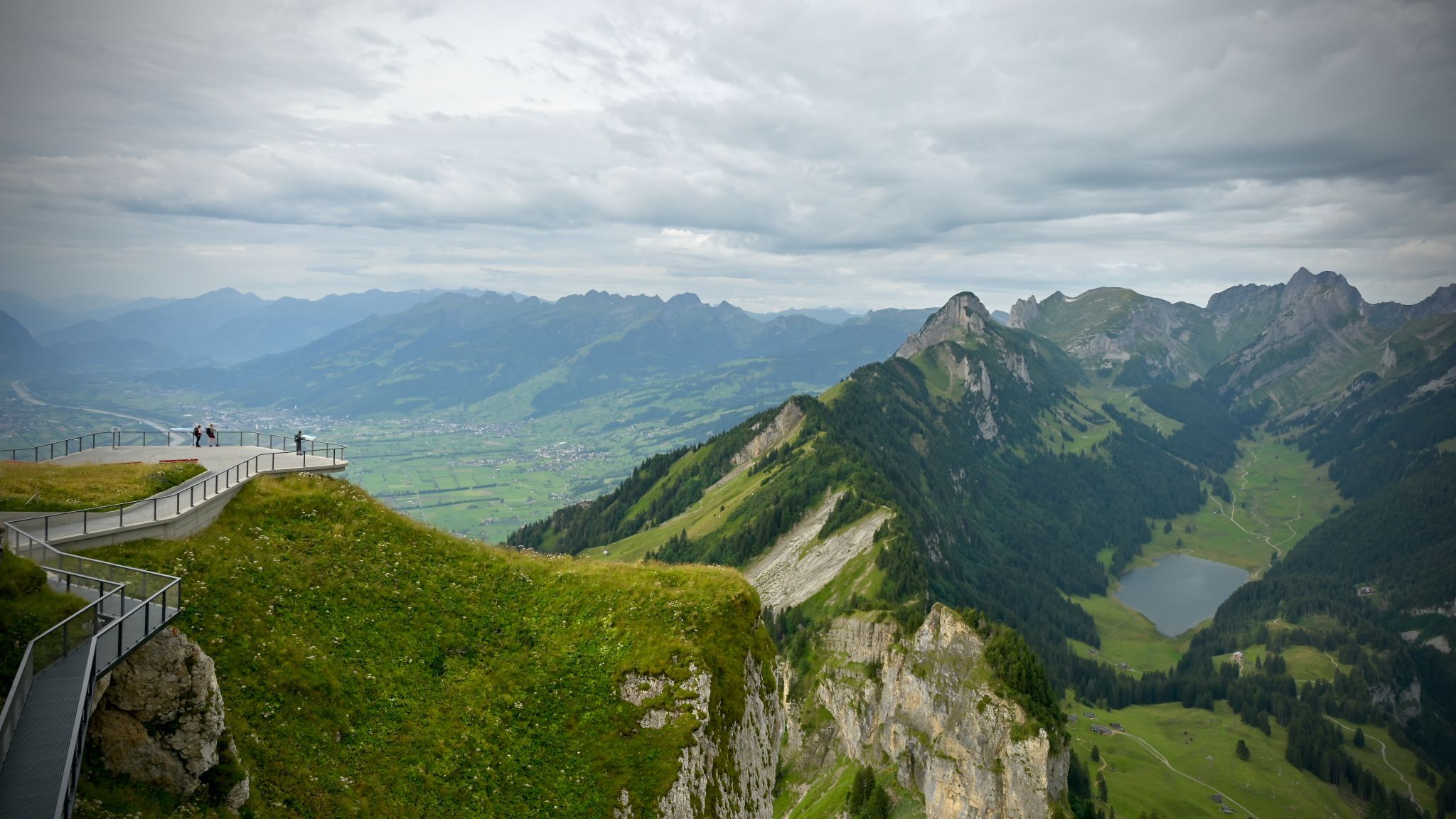 Hoher Kasten View on Altmann, Switzerland