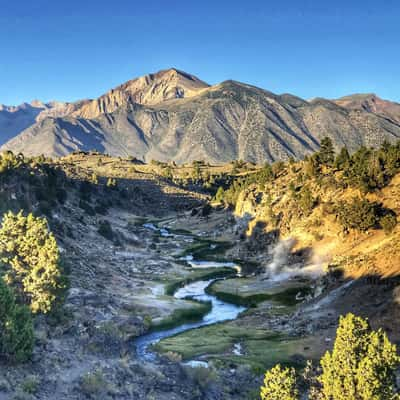 Hot Creek, Mammoth Lakes, CA, USA