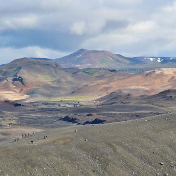 Hverfjall crater, Iceland