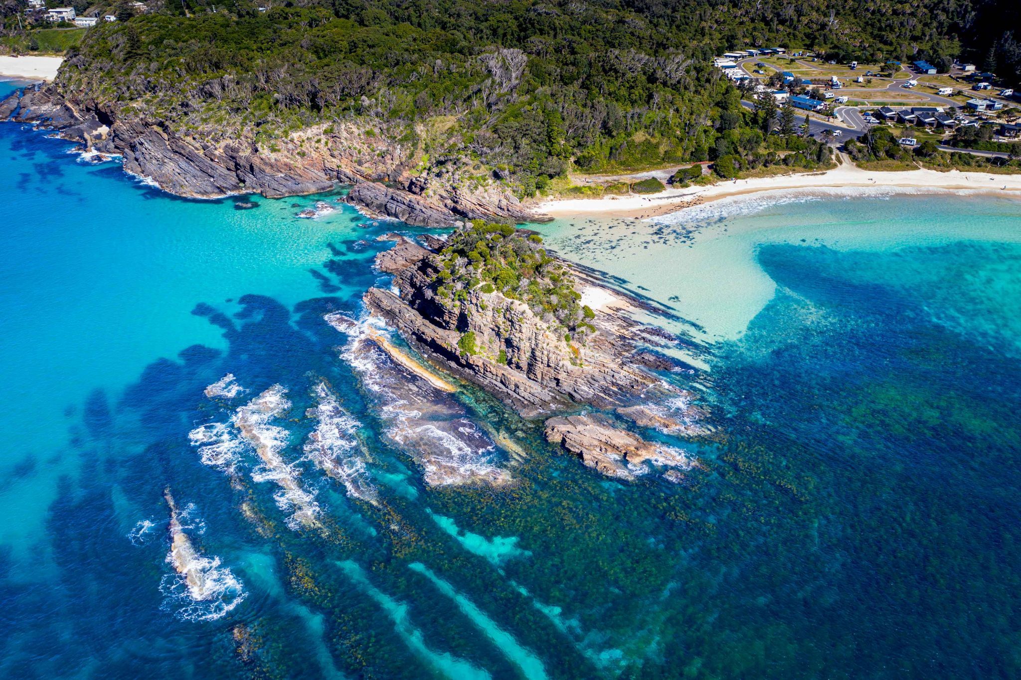 Island off Seal Rocks New South Wales, Australia