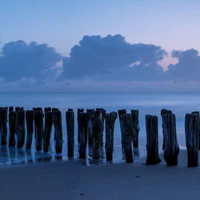 Jetty Duinbergen panorama, Belgium