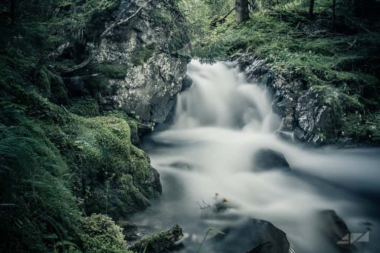Kradorfer Alm Waterfall