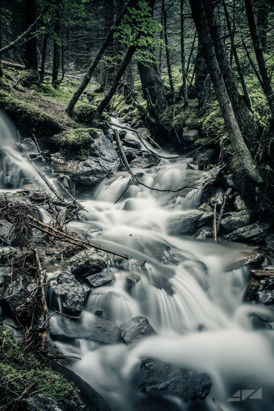 Kradorfer Alm Waterfall, Italy