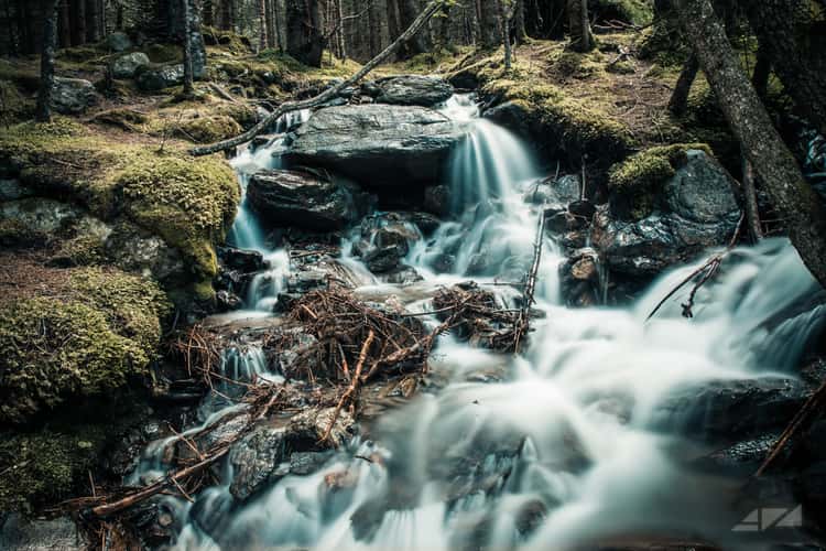 Kradorfer Alm Waterfall
