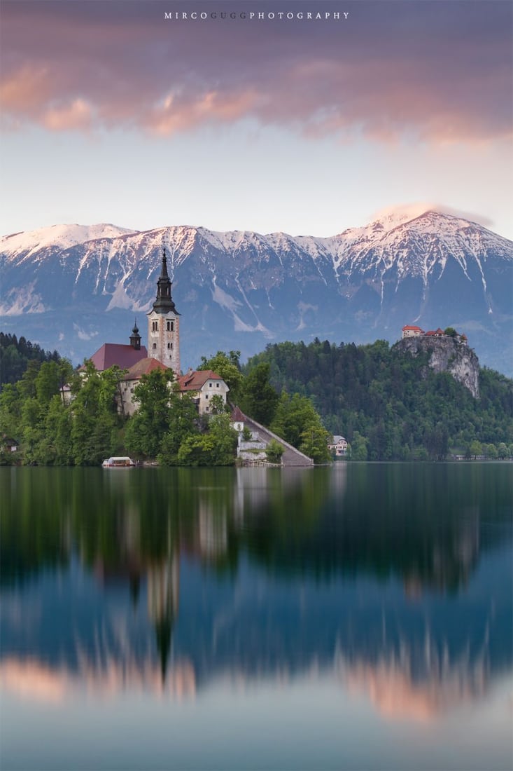 Lake Bled boardwalk, Slovenia