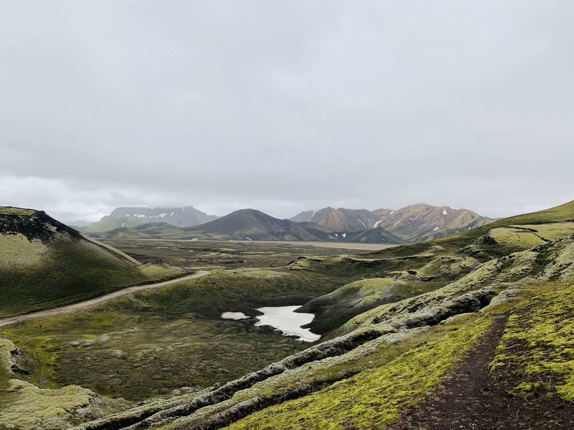Stútur crater and Highlands, Iceland