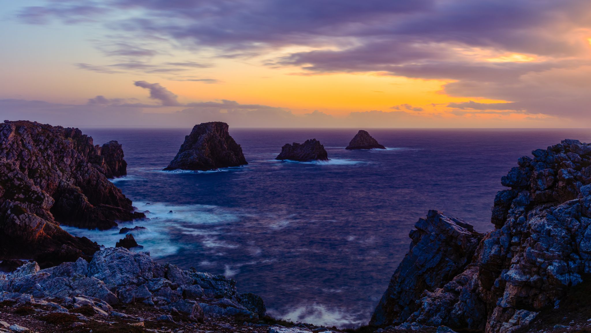 Les Tas de Pois at the headland Pointe de Pen-Hir, France