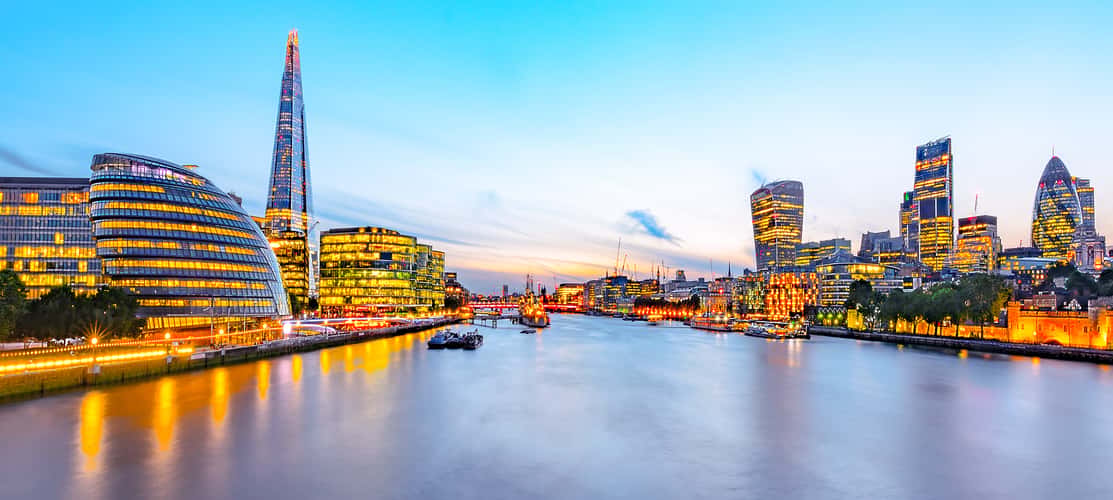 London Skyline from Tower Bridge Exhibition