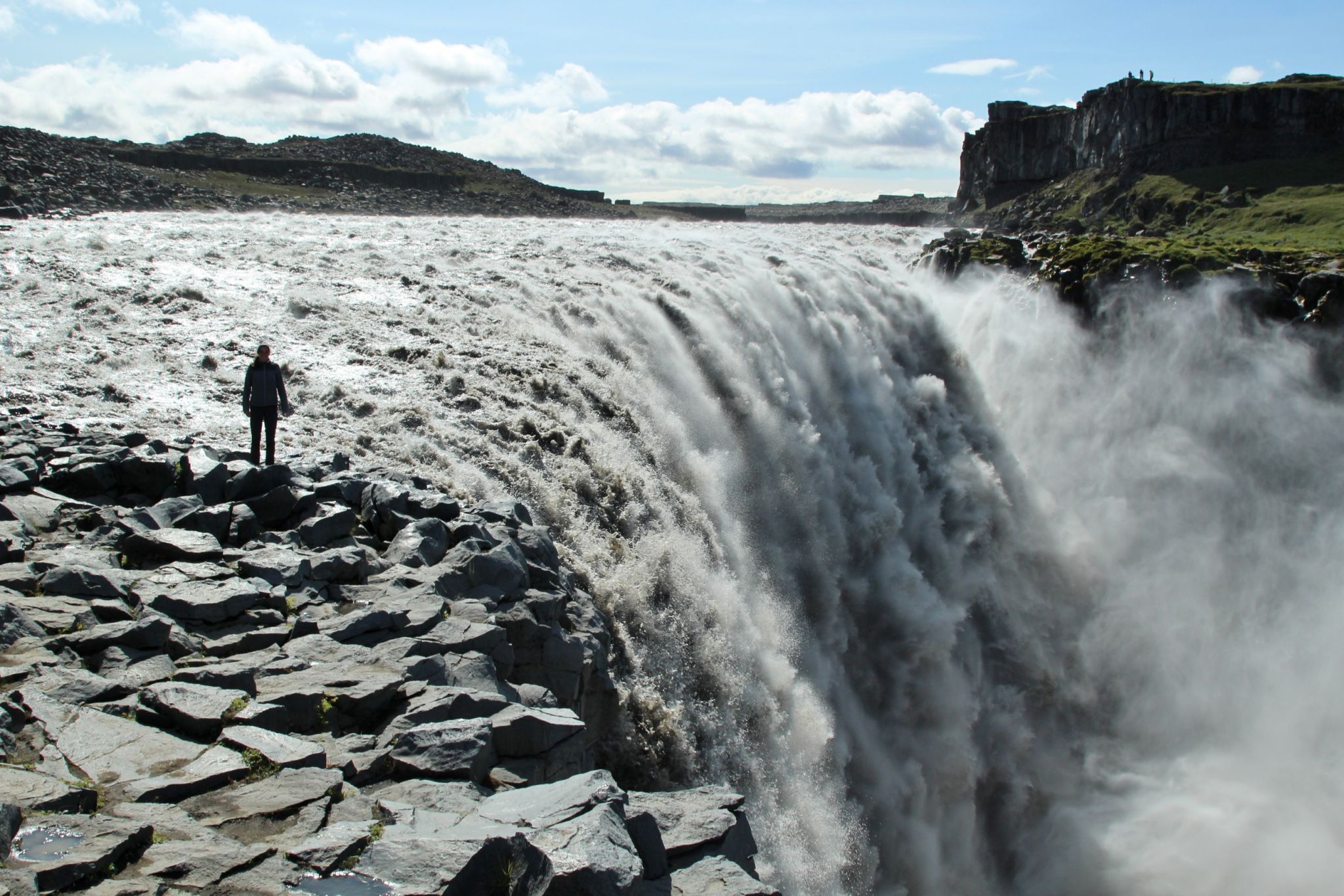 Dettifoss, from the East side, Iceland