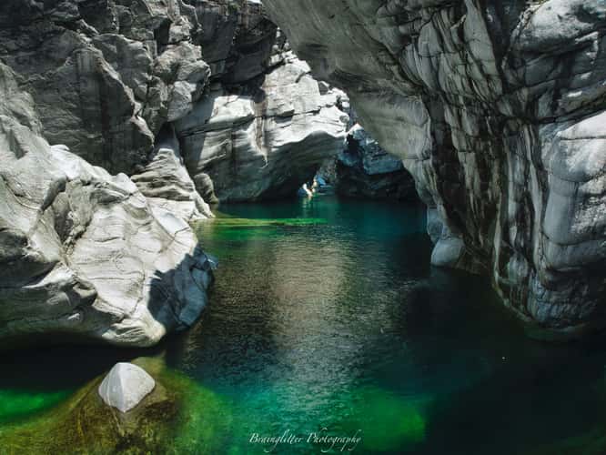 Maggia river near Locarno