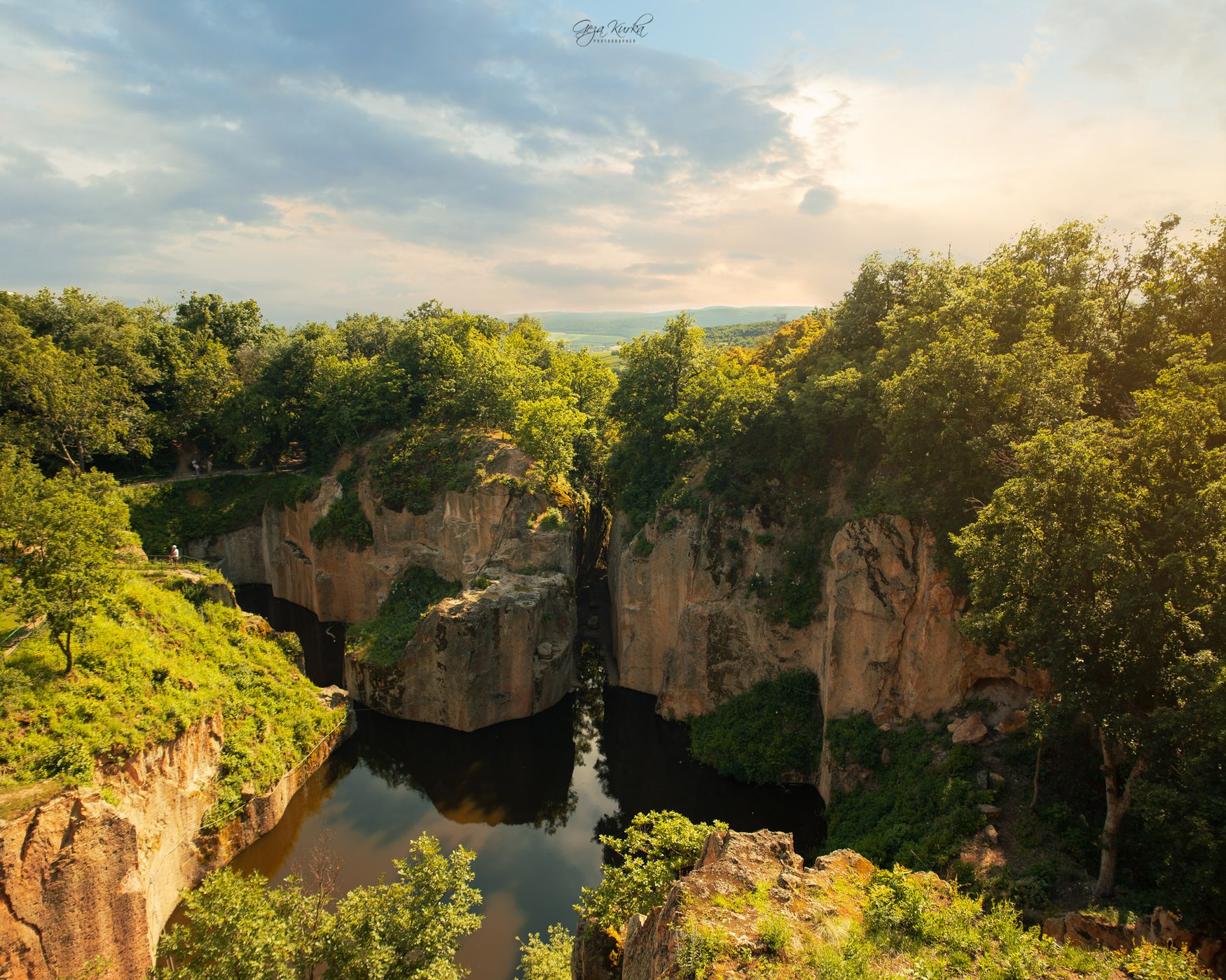 Megyer Hill tarn, Hungary