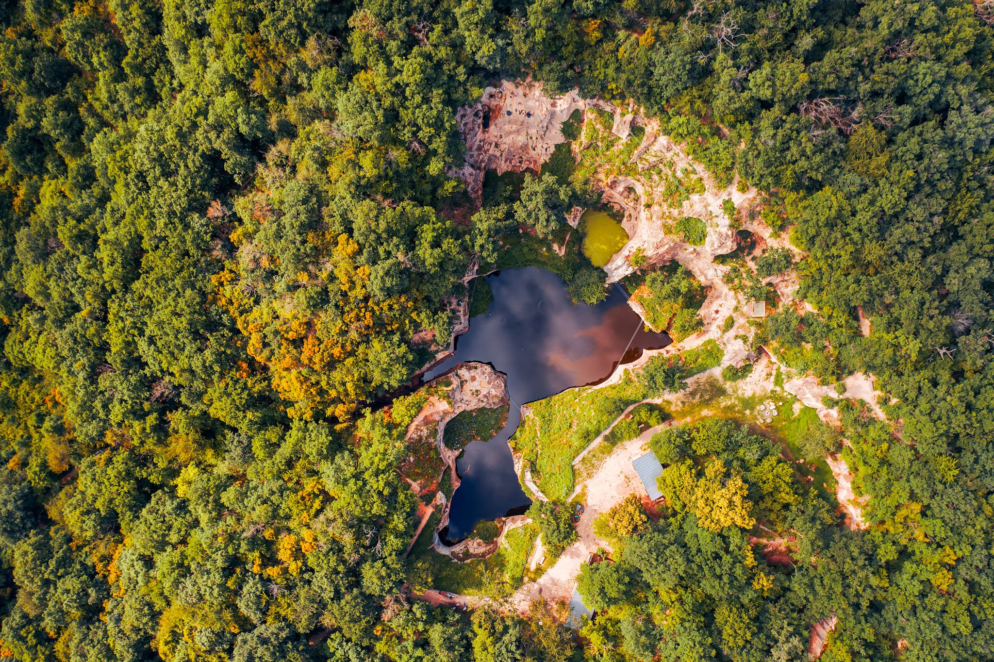 Megyer Hill tarn, Hungary