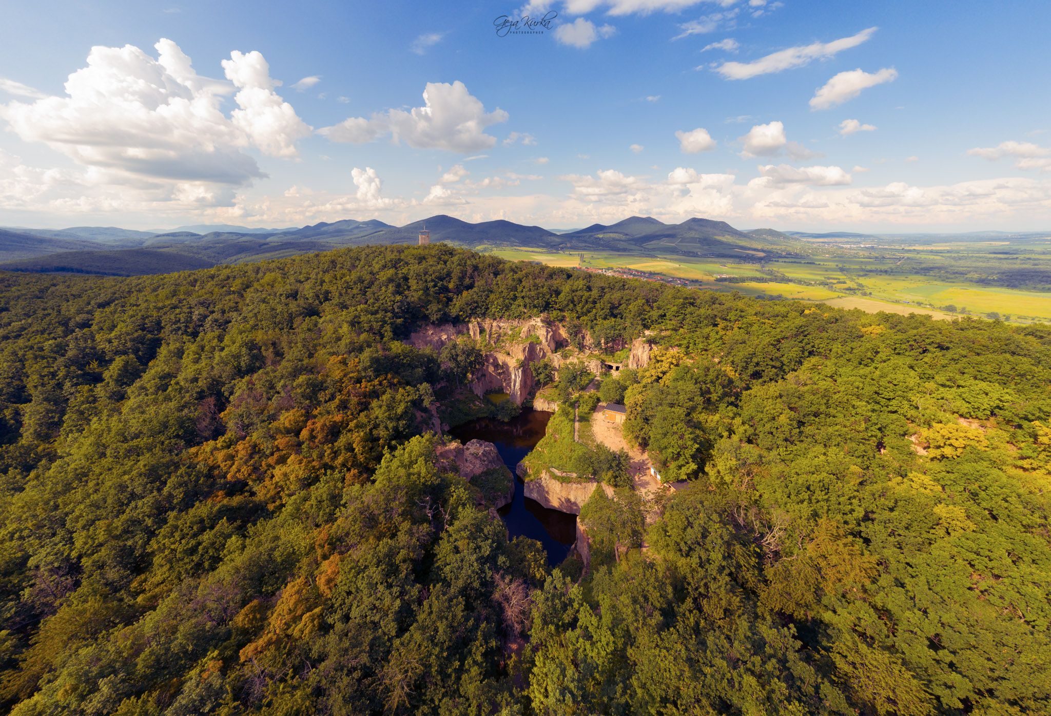 Megyer Hill tarn, Hungary