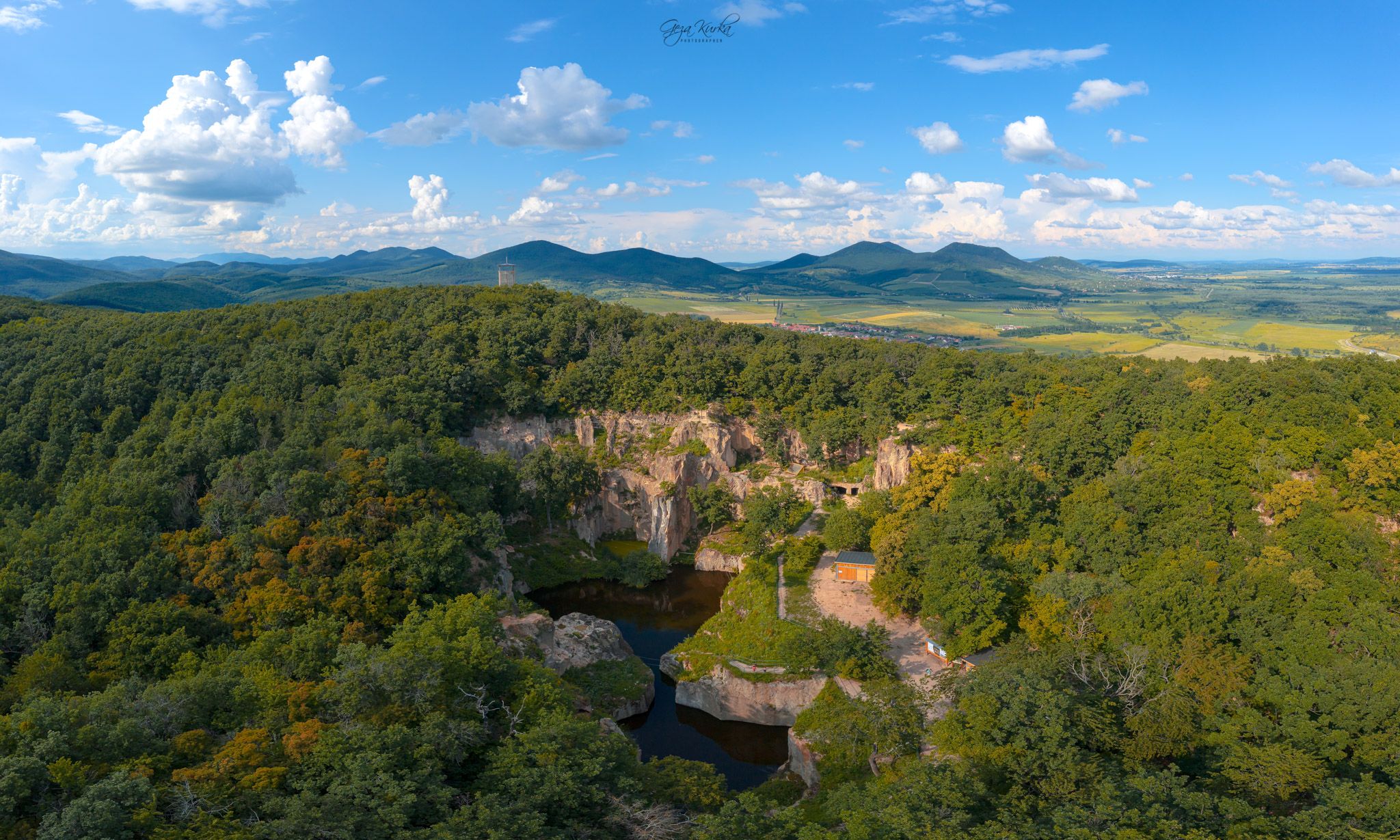 Megyer Hill tarn, Hungary