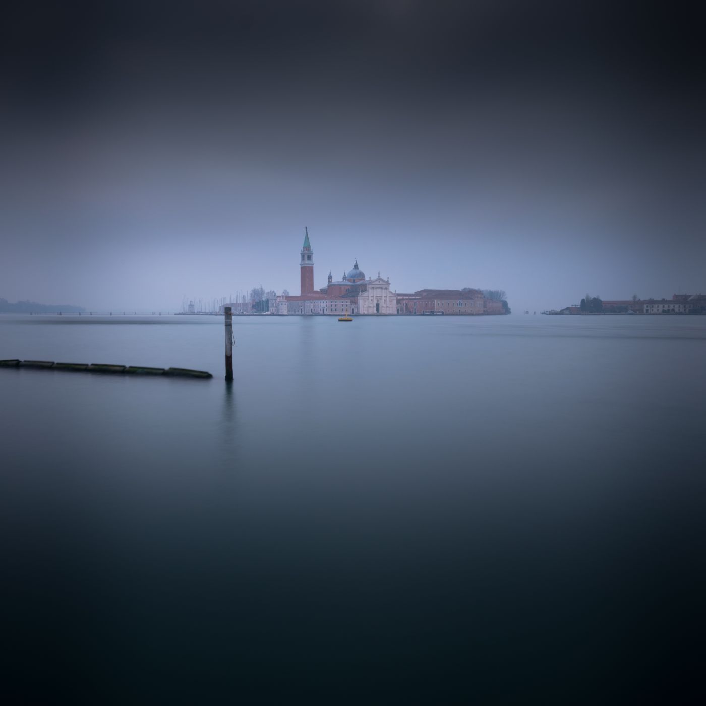 Milky morning in Venetian Lagoon, Italy
