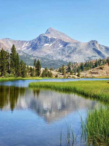Mt. Dana from Shell Lake, Tioga Pass, CA