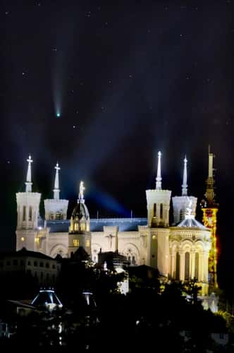 Neowise On Fourvière