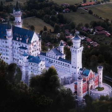 Neuschwanstein Castle [Drone], Germany