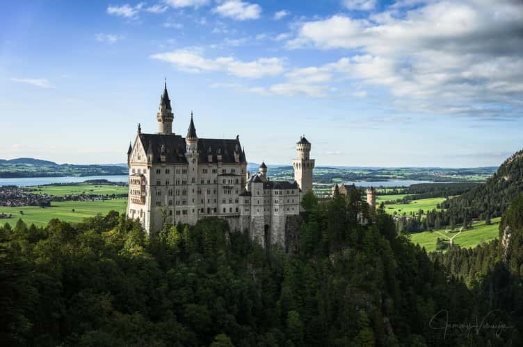 Neuschwanstein Castle from Marienbridge - The classic view