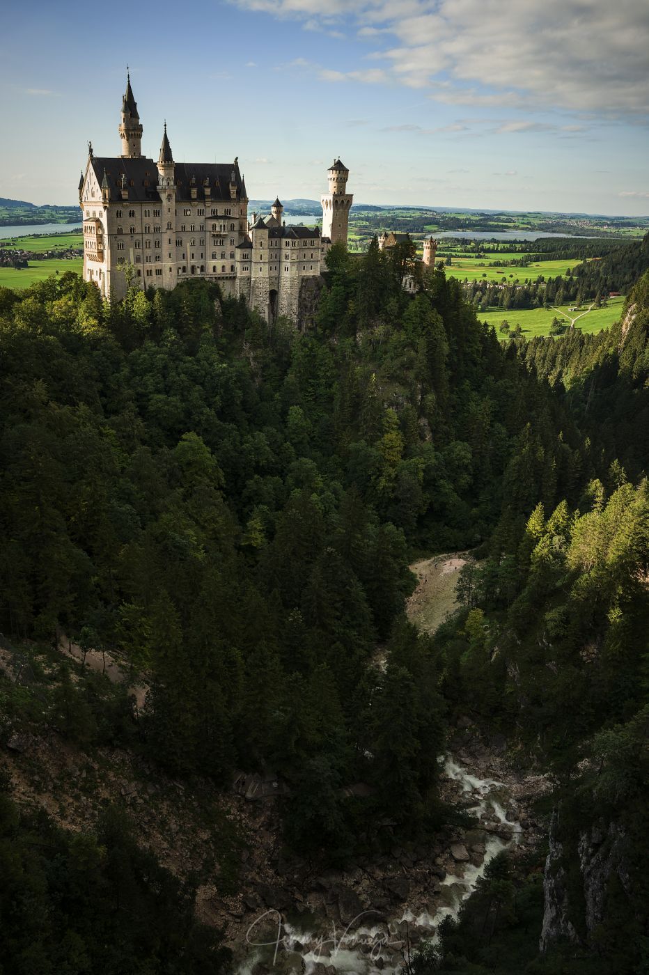 Neuschwanstein Castle from Marienbridge - The classic view, Germany