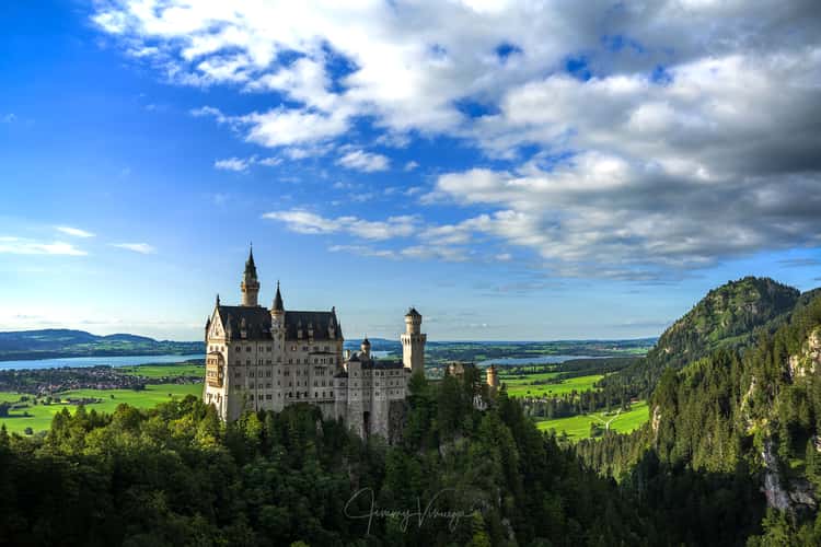 Neuschwanstein Castle from Marienbridge - The classic view