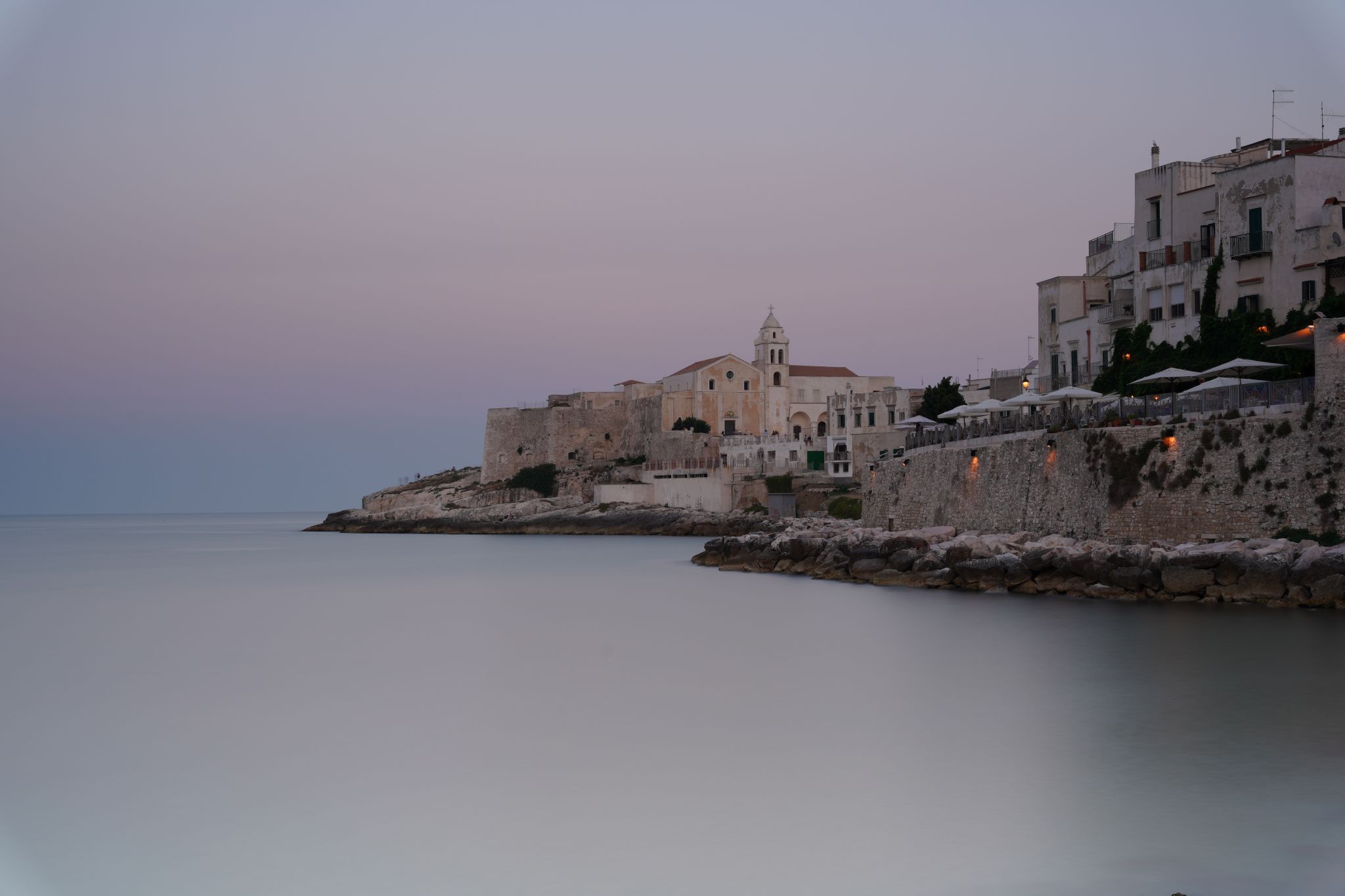 Old city from marina square, Italy