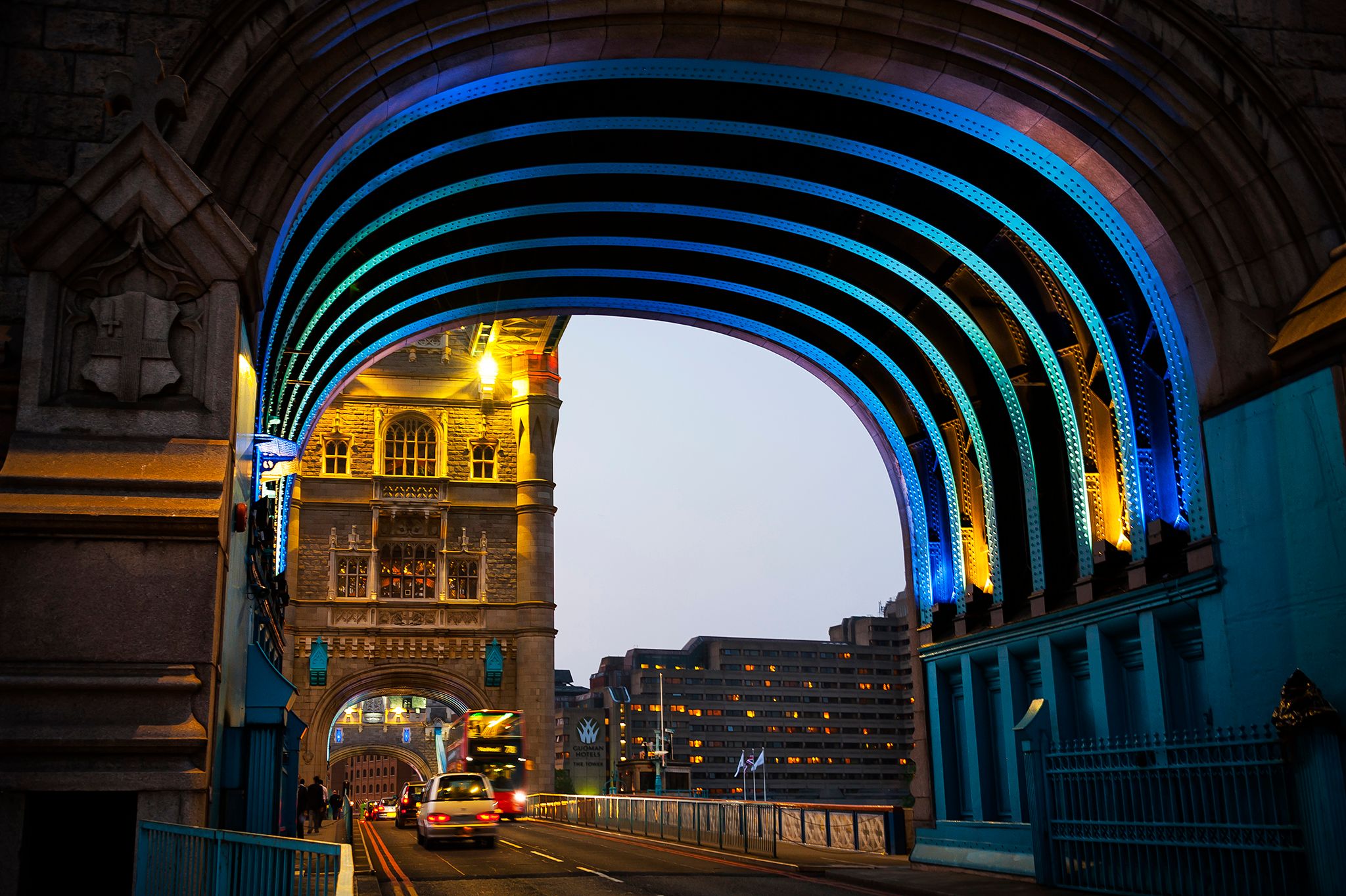 On the Tower Bridge, London, United Kingdom