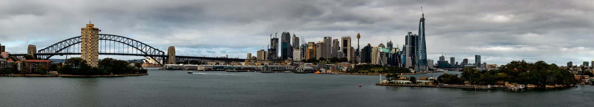 Panorama Sydney from Balls Head Reserve