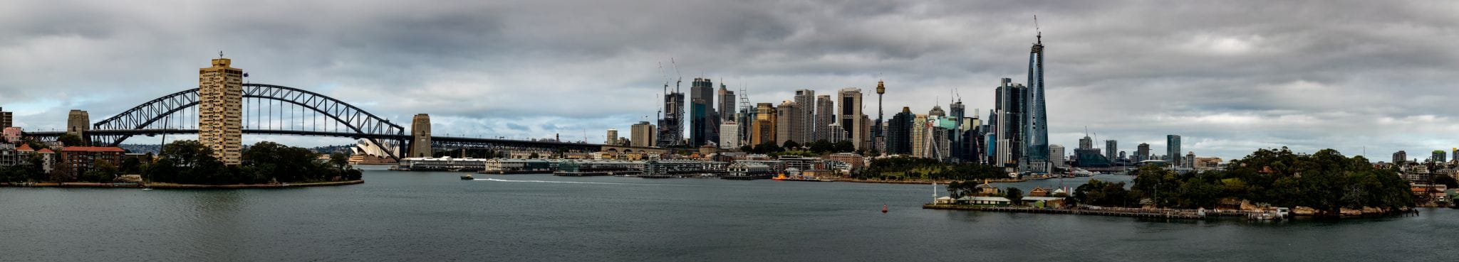 Panorama Sydney from Balls Head Reserve, Australia