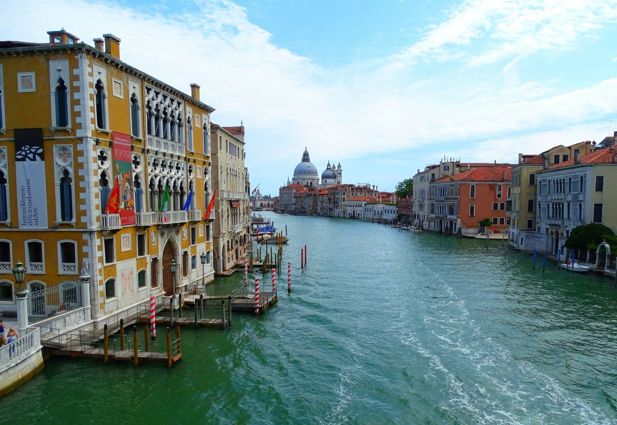 View from Ponte dell'Accademia, Venice, Italy