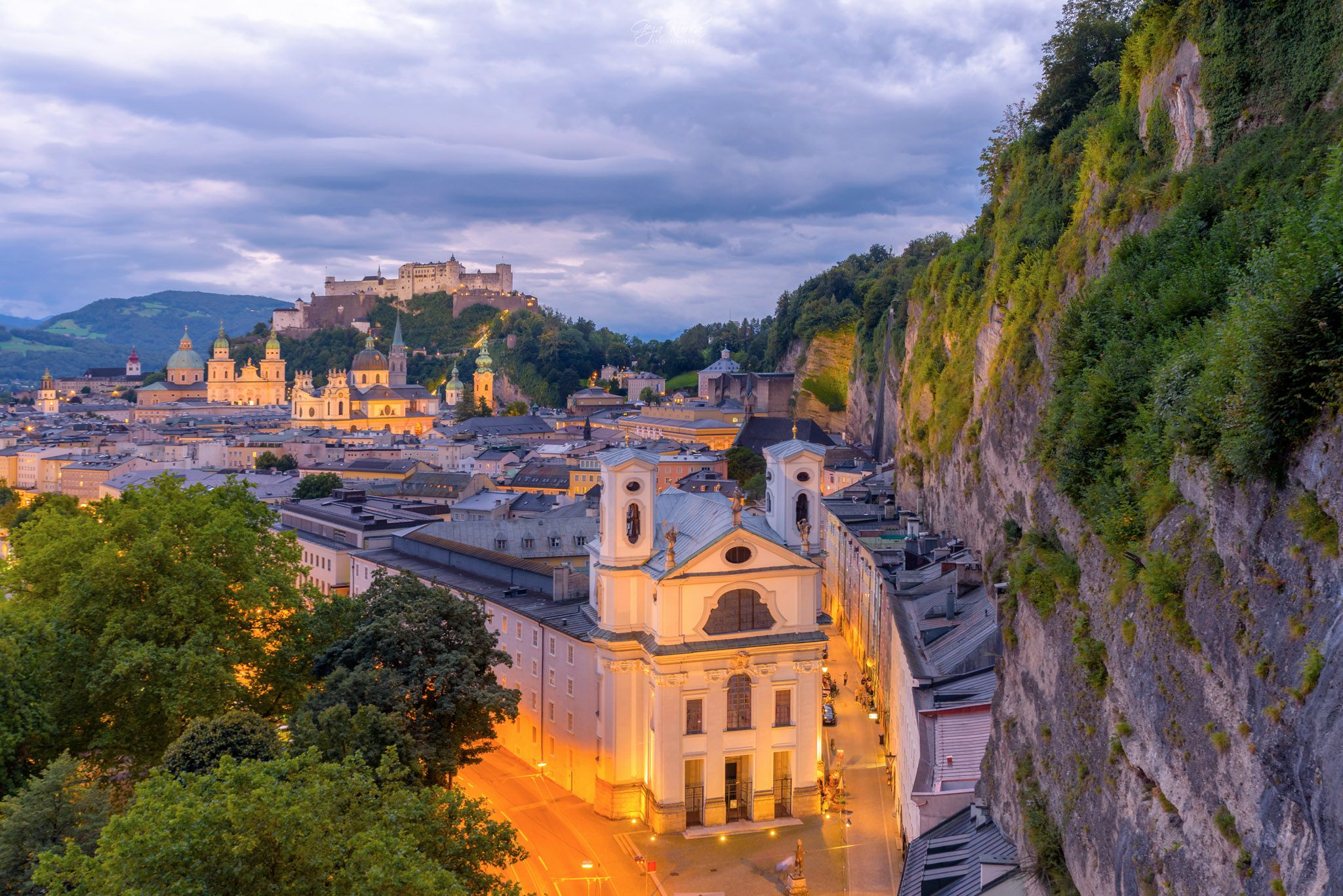 View over Salzburg, Austria