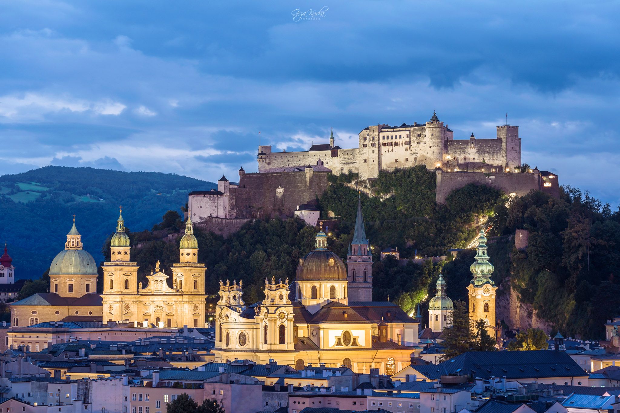 View over Salzburg, Austria